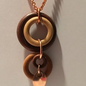Copper Loop Layered Necklace